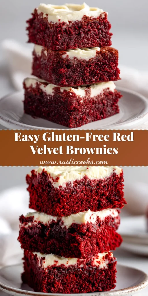 A close-up shot of perfectly sliced Red Velvet Brownies with a thick layer of cream cheese frosting on a white plate.