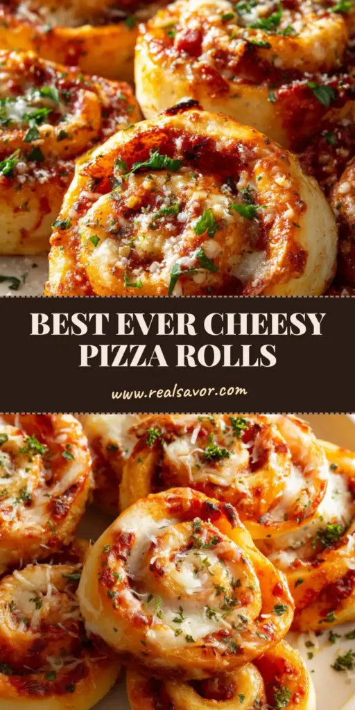A top-down view of several Garlic Butter Pizza Rolls on a white plate, showing golden-brown toasted edges, melted white cheese, and green parsley garnish.