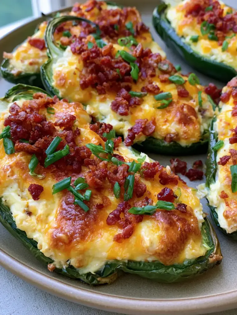 Close up of blistered green pepper skins on Creamy Jalapeño Poppers with fresh chives.