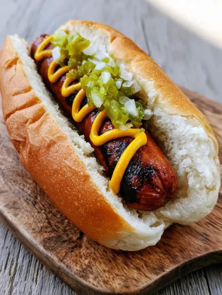 Freshly baked Homemade Hot Dog Buns cooling on a wire rack, showing consistent golden color and soft texture.